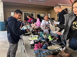 Hundreds of children are walking in comfort in Tijuana, B.C., Mexico thanks to a partnership between the Missionary Oblates and God’s Children Global.