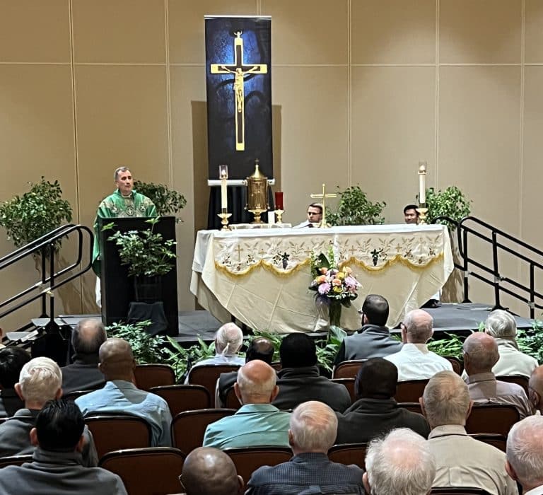 2025 Missionary Oblates Superior General speaking at Convocation